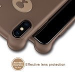 Wholesale iPhone Xr 3D Teddy Bear Design Case with Hand Strap (Brown)